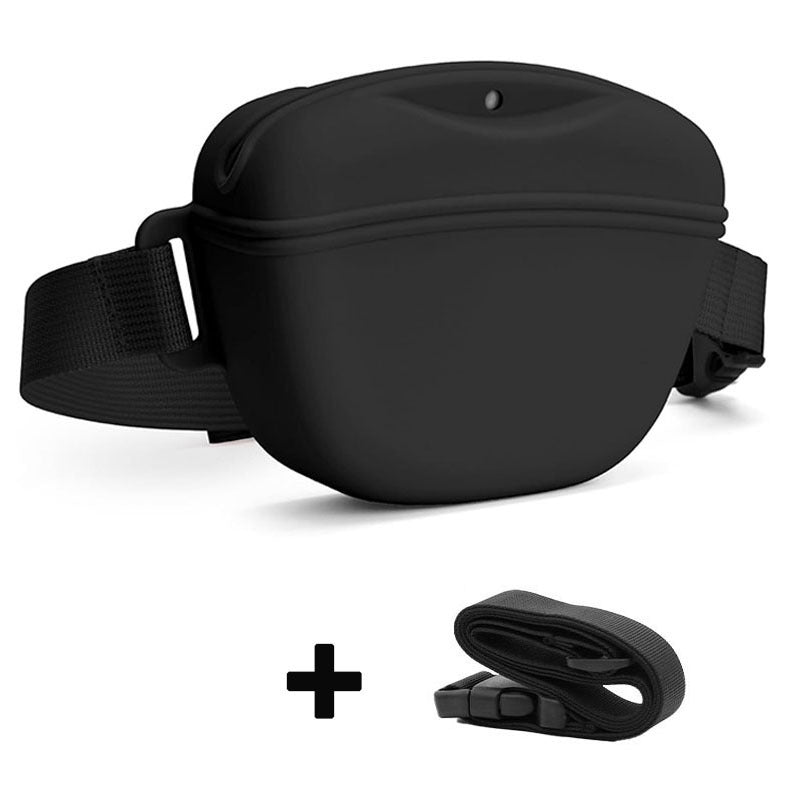 Silicone Dog Training Waist Bag Portable Pouch