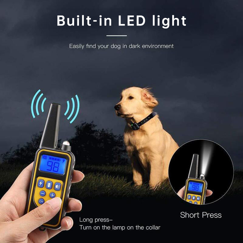 Dog Training Bark Control Collar Electric Vibration