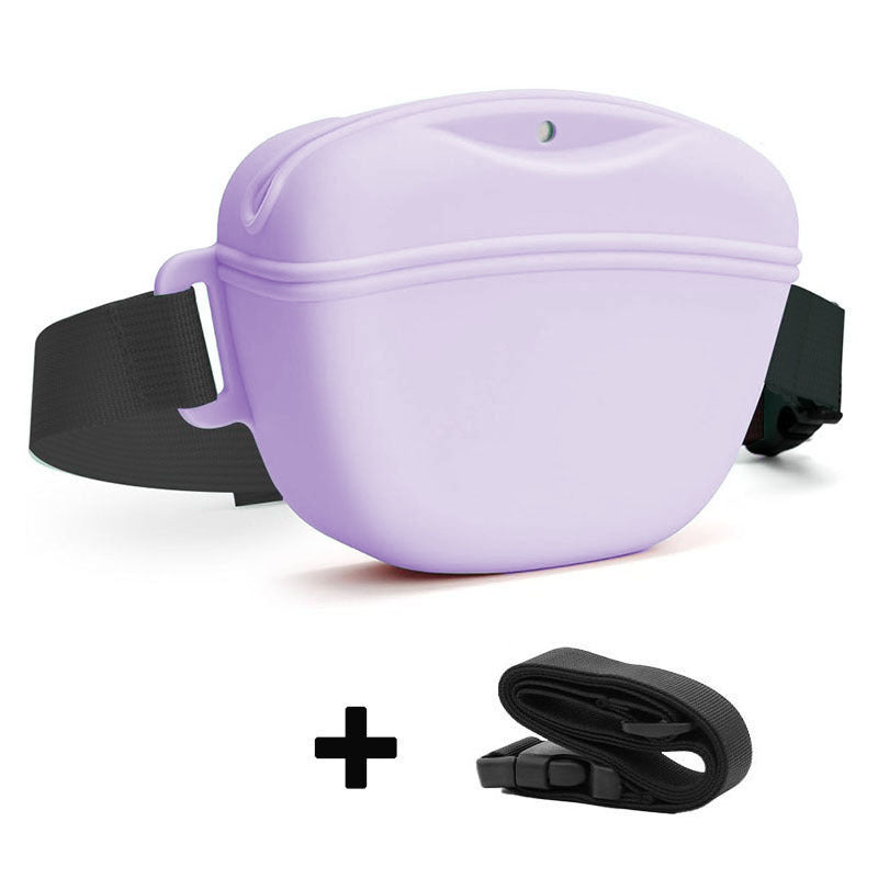 Silicone Dog Training Waist Bag Portable Pouch
