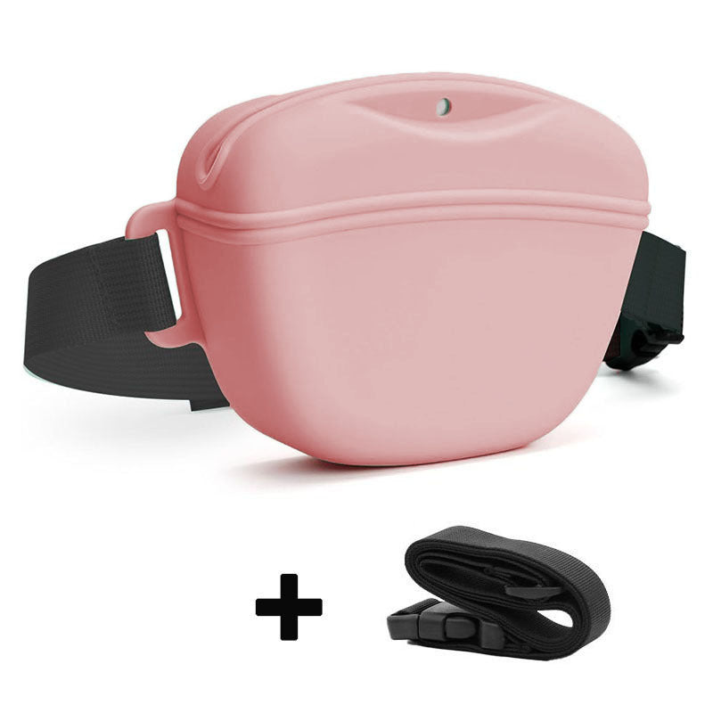 Silicone Dog Training Waist Bag Portable Pouch