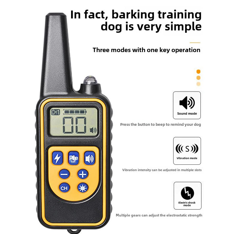 Dog Training Bark Control Collar Electric Vibration
