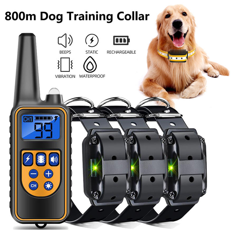 Dog Training Bark Control Collar Electric Vibration