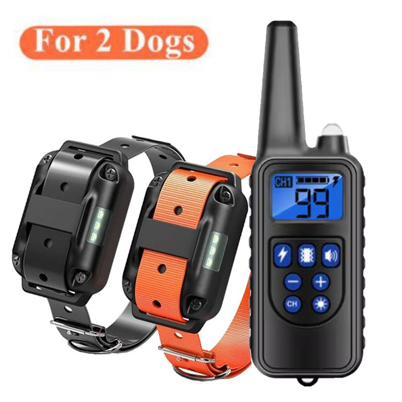 Dog Training Bark Control Collar Electric Vibration