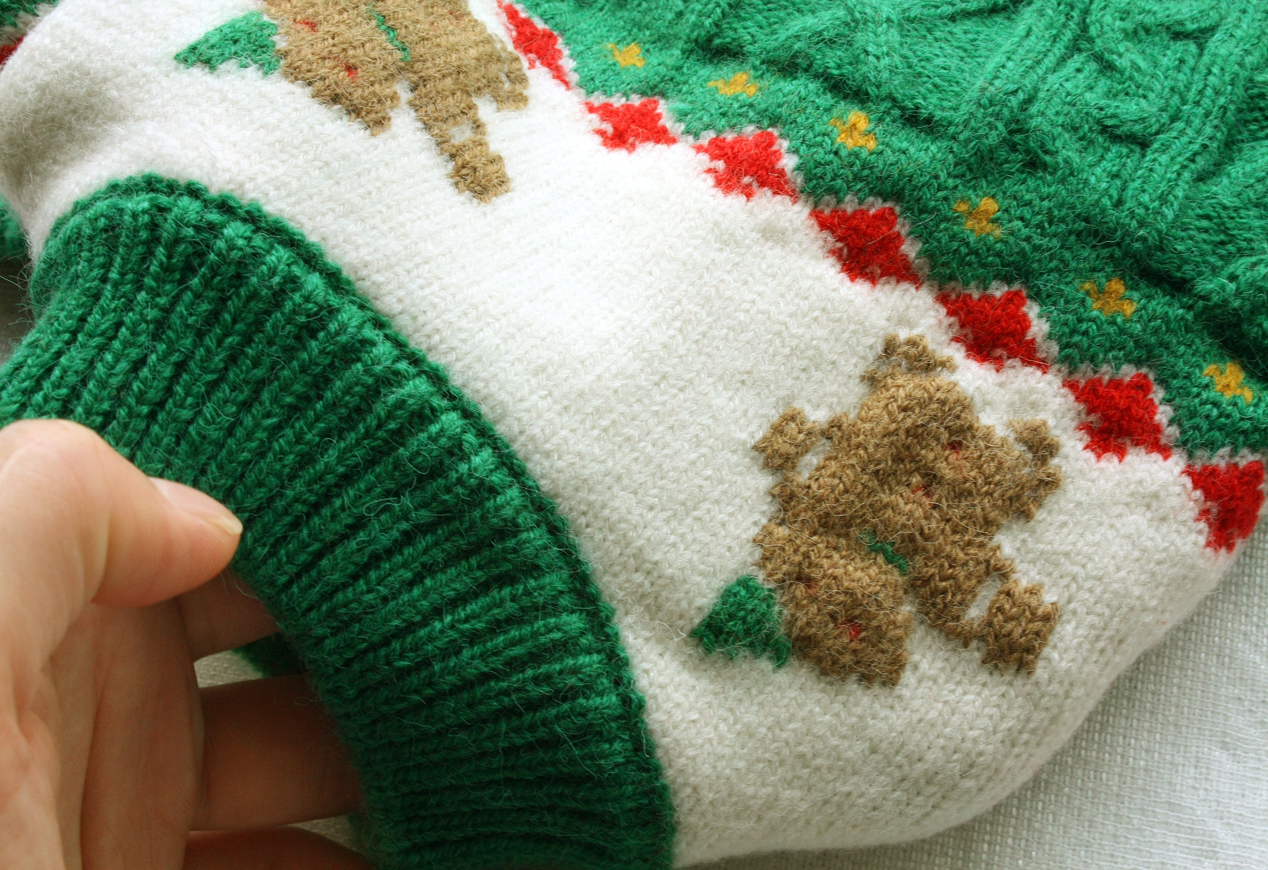 Christmas Dog Sweater Cozy Knitted Holiday Jumper Pullover Warm