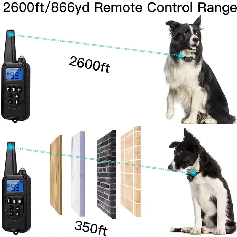 Dog Training Bark Control Collar Electric Vibration