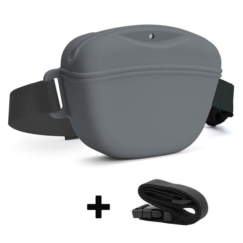 Silicone Dog Training Waist Bag Portable Pouch