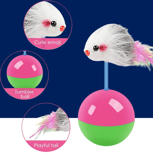 Cat Toys Set – Mouse & Teasing Interactive Pet Toys