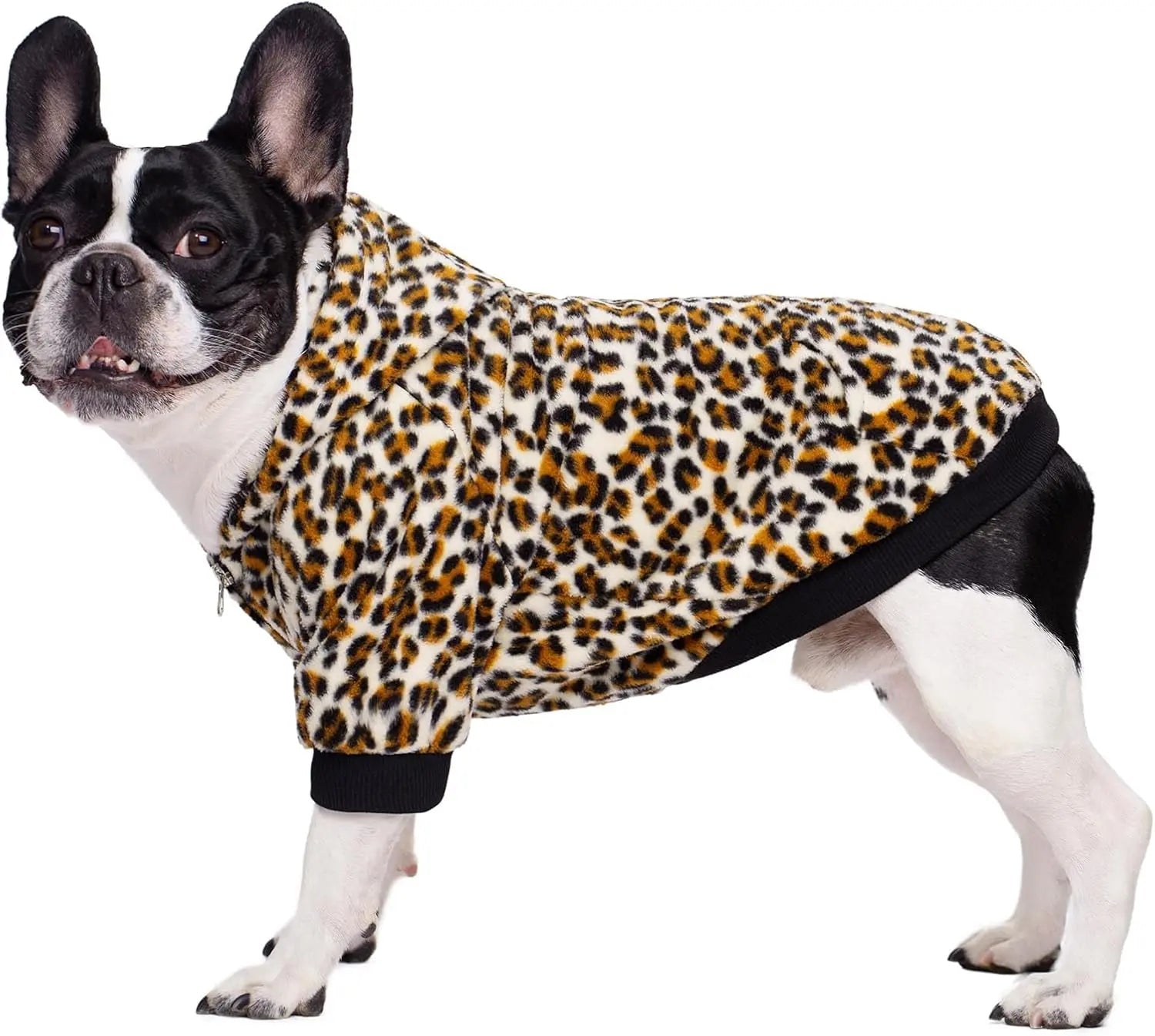 Cozy Dog Hoodie – Fleece Sweatshirt with Pockets for Small Dogs & Cats (XS-XXL)