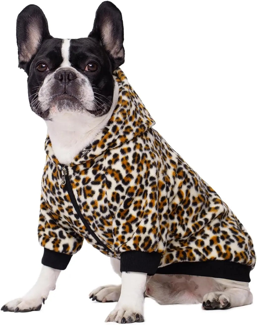 Cozy Dog Hoodie – Fleece Sweatshirt with Pockets for Small Dogs & Cats (XS-XXL)