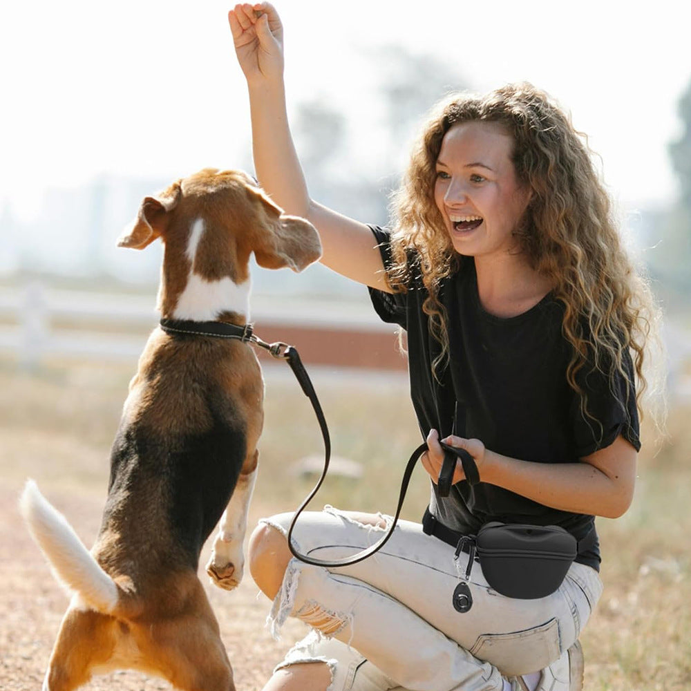 Silicone Dog Training Waist Bag Portable Pouch