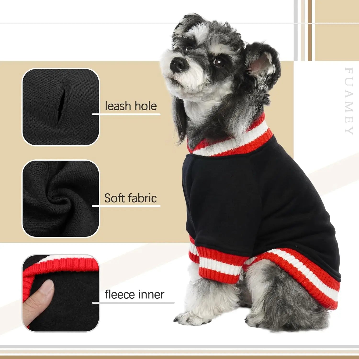 Dog Winter Fleece Pullover Soft Warm Hoodie