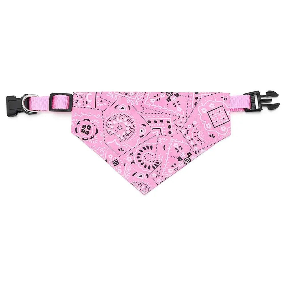 Adjustable Pet Bandana Scarf Stylish Comfortable Accessory