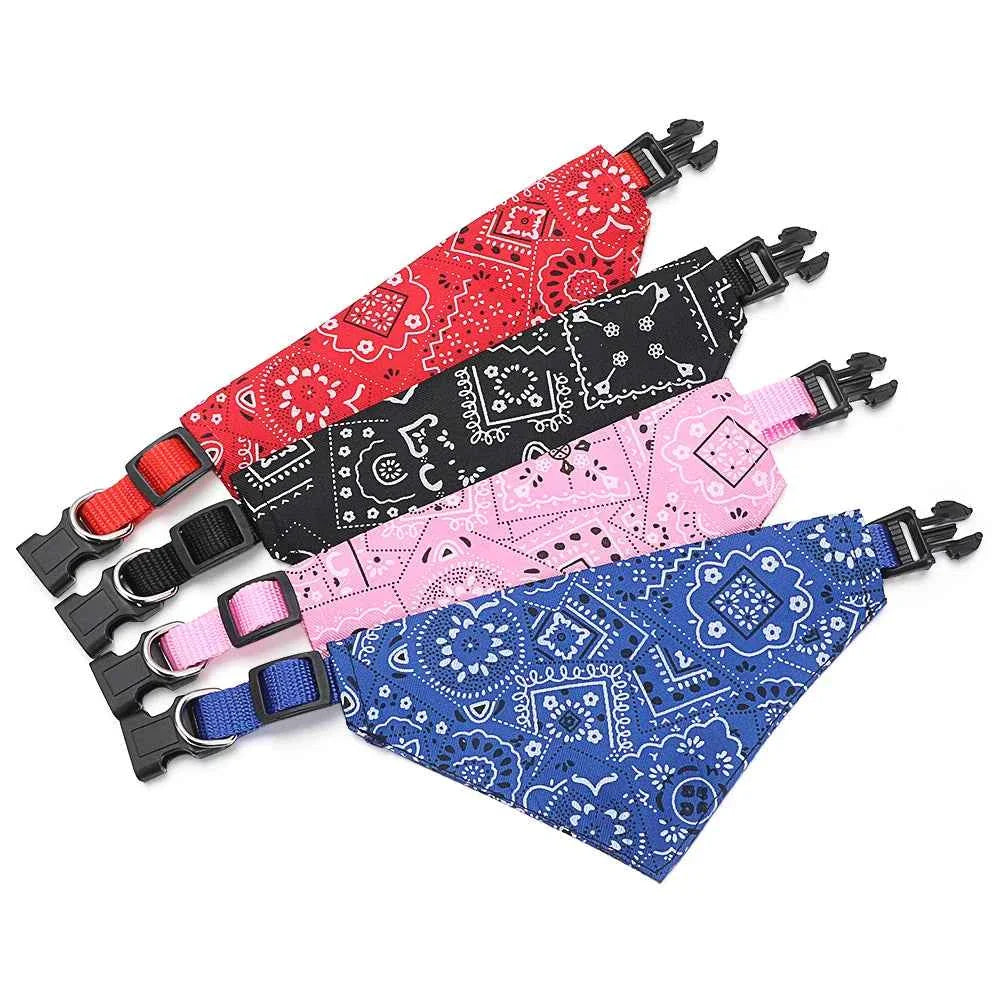 Adjustable Pet Bandana Scarf Stylish Comfortable Accessory