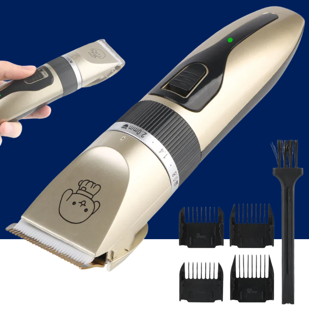 Pet Hair Clipper Grooming Trimmer Set – Professional Cordless Clippers
