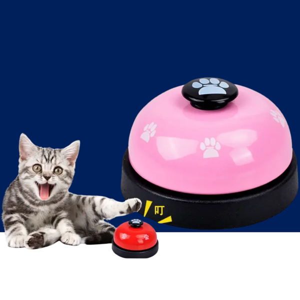 Pet Training Dinner Bell Toy – Interactive Training Tool for Dogs & Cats