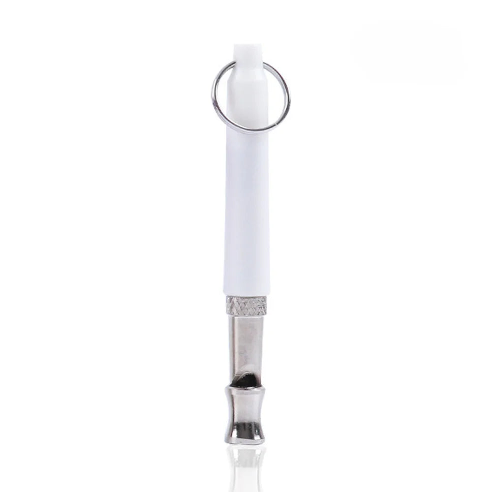 Dog Training Whistle Outdoor Survival Silent Silver