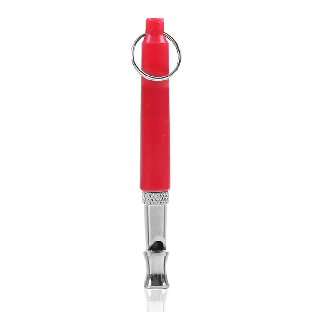 Dog Training Whistle Outdoor Survival Silent Silver