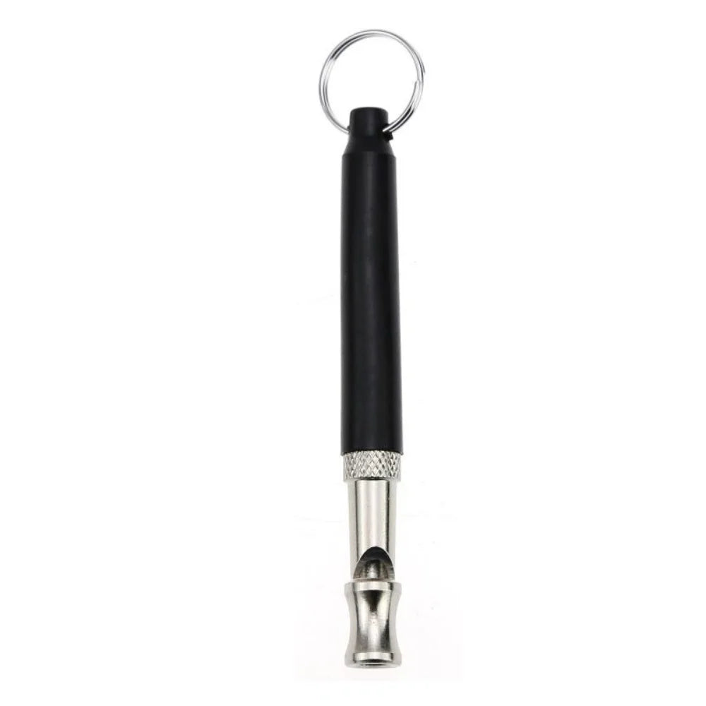 Dog Training Whistle Outdoor Survival Silent Silver