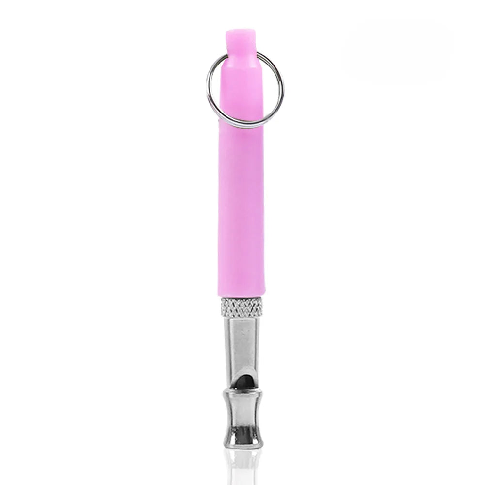 Dog Training Whistle Outdoor Survival Silent Silver