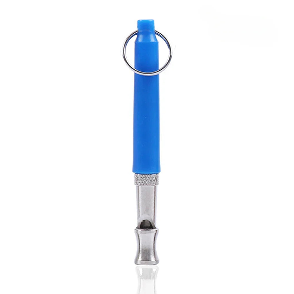 Dog Training Whistle Outdoor Survival Silent Silver