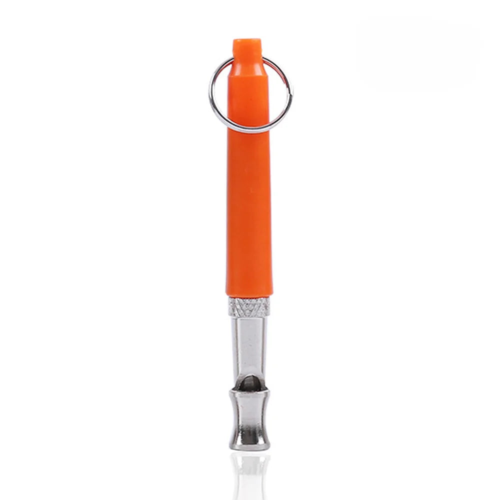 Dog Training Whistle Outdoor Survival Silent Silver
