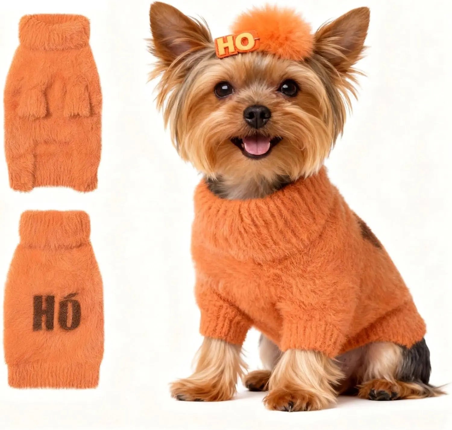 Small Dog Warm Turtleneck Cable Knit Sweater
