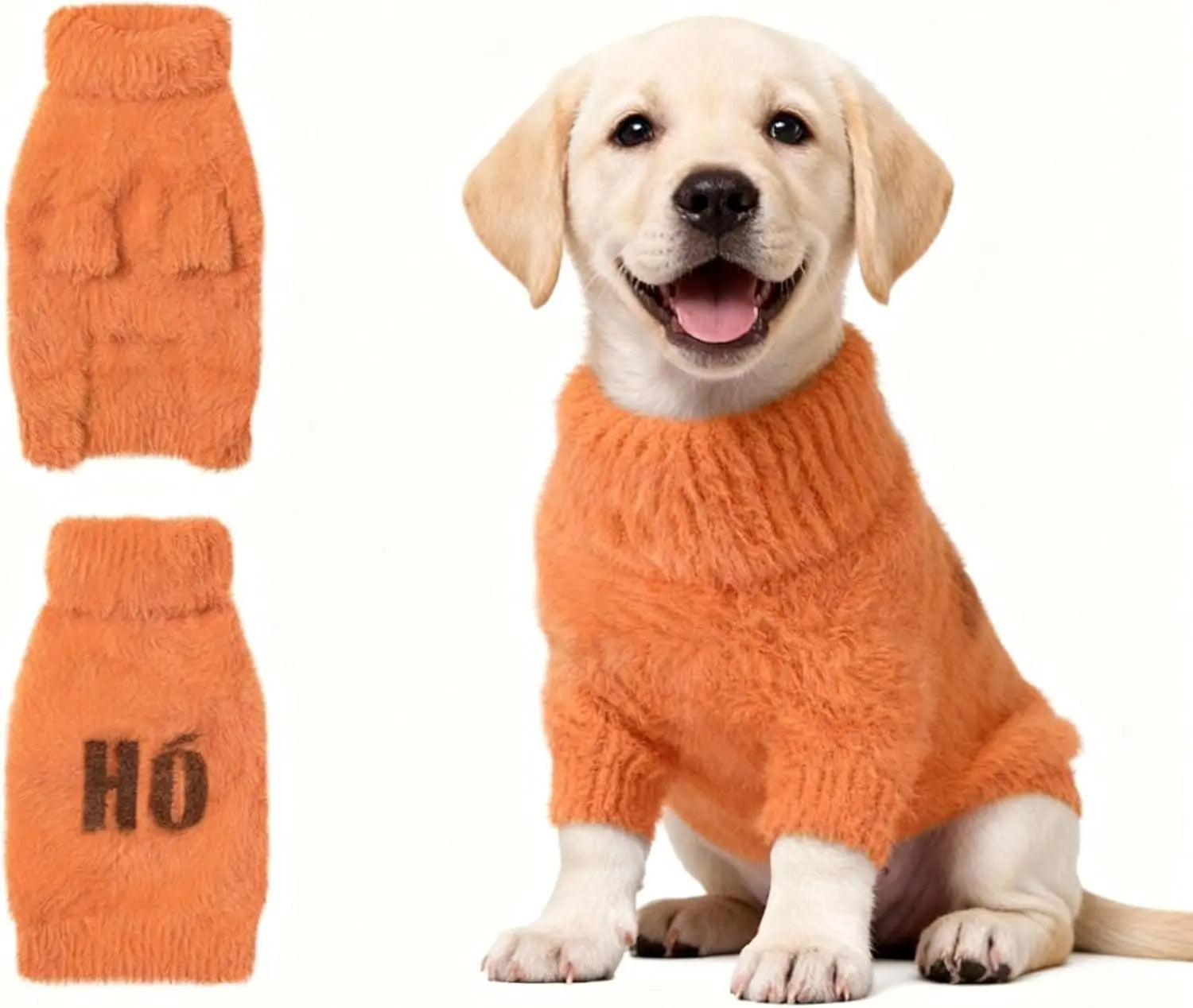 Small Dog Warm Turtleneck Cable Knit Sweater