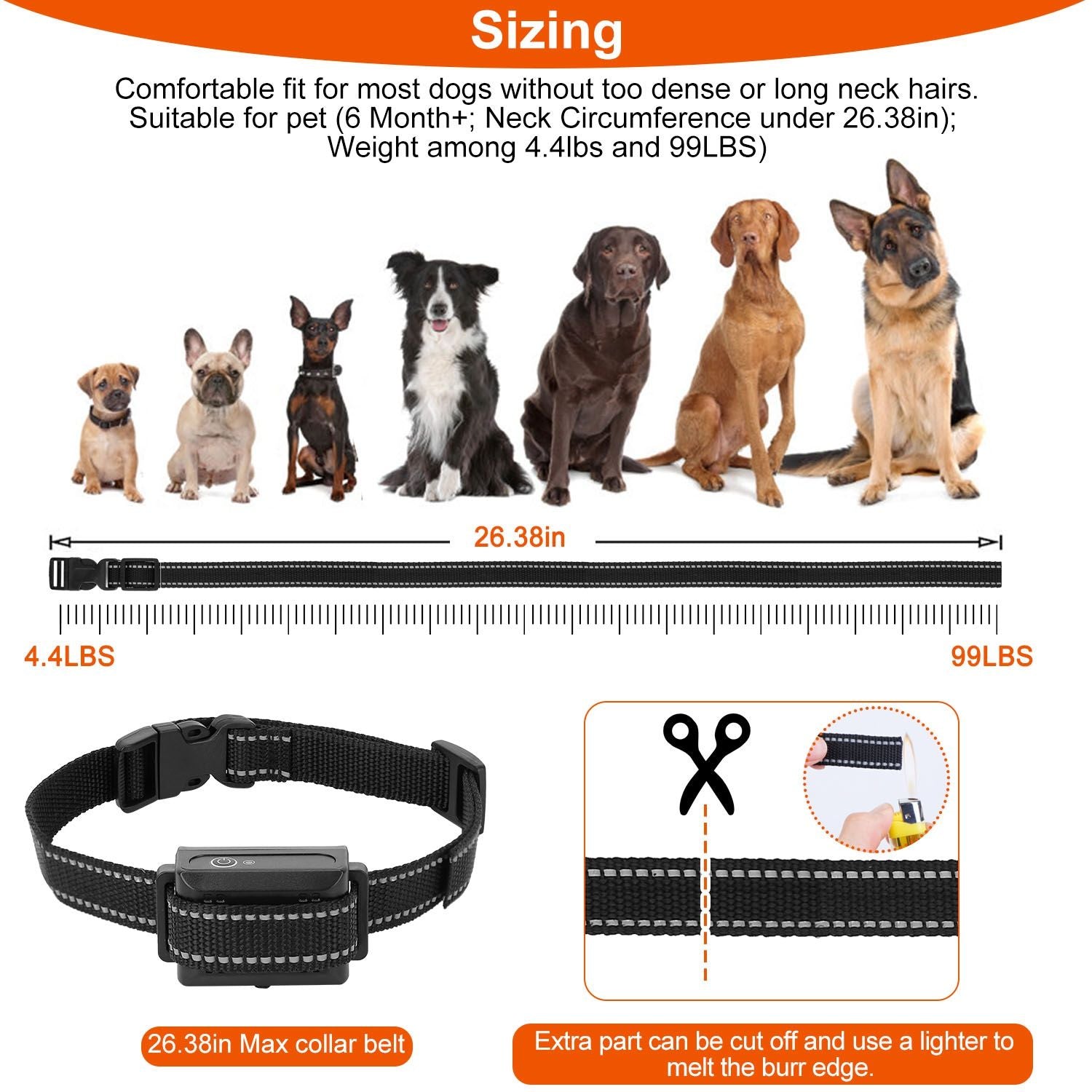 Long-Range 3280FT Waterproof Dog Training Collar