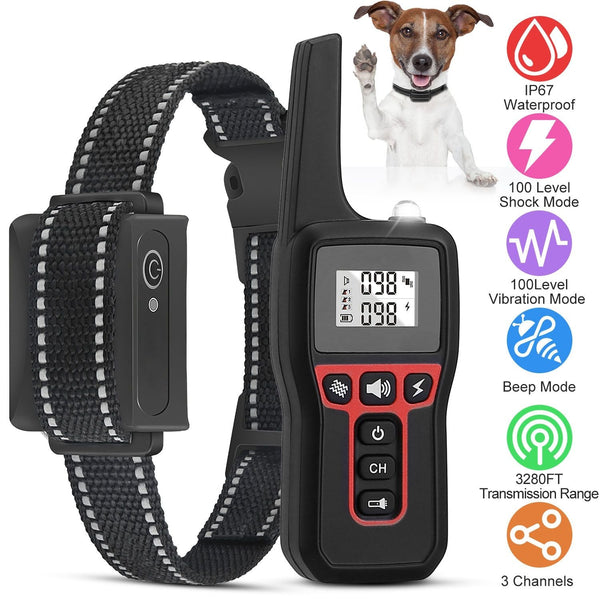 Long-Range 3280FT Waterproof Dog Training Collar