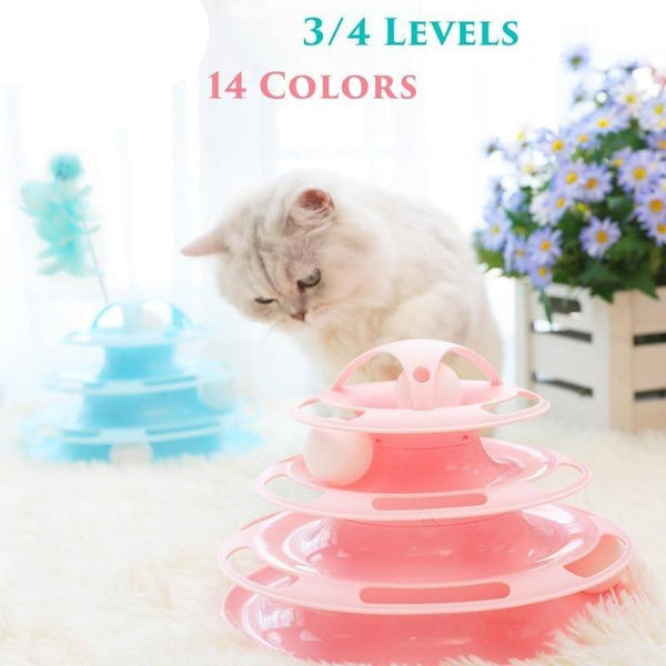 Cat Toy Training Triple Disc Interactive Amusement